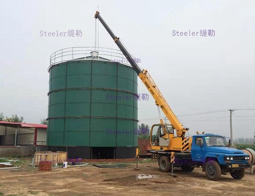 Steel structure of equipment silo case