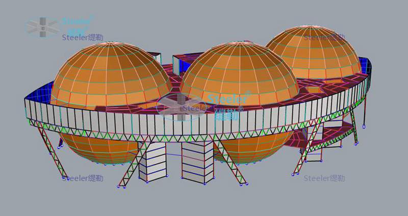 Steel structure optimization